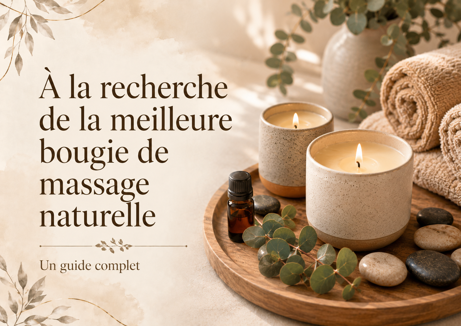 meilleure bougie de massage naturelle